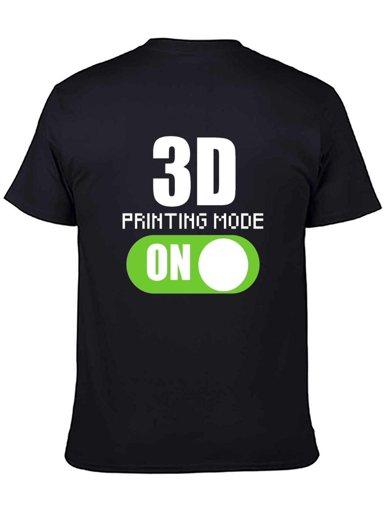 3D Printing Mode On Graphic Tee