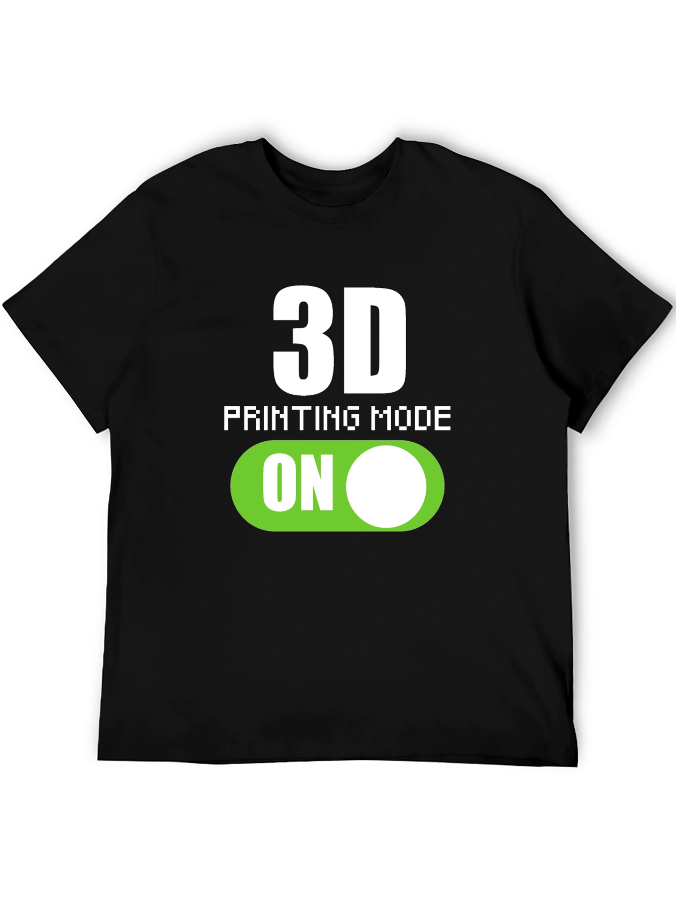 3D Printing Mode On Graphic Tee