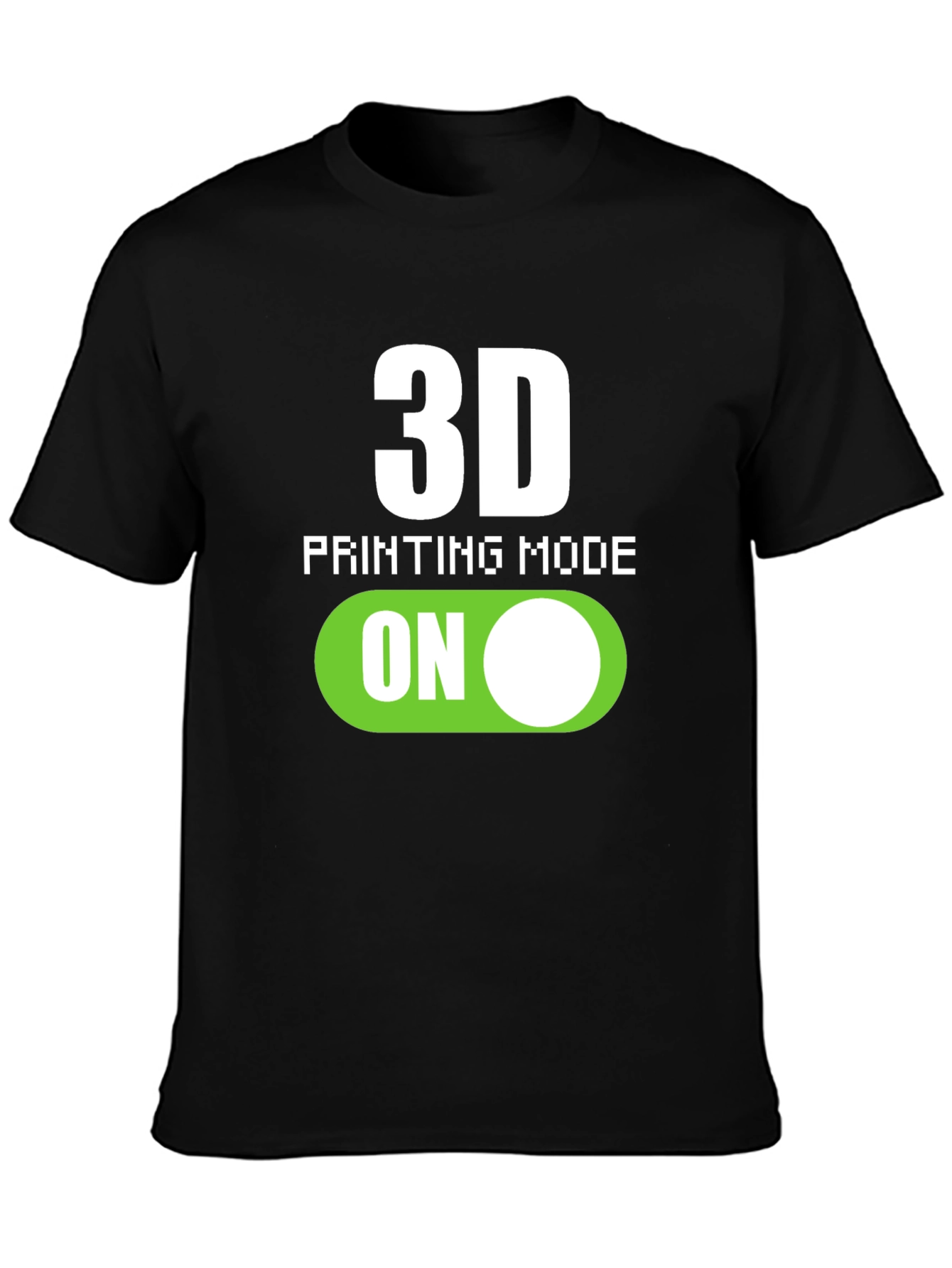 3D Printing Mode On Graphic Tee