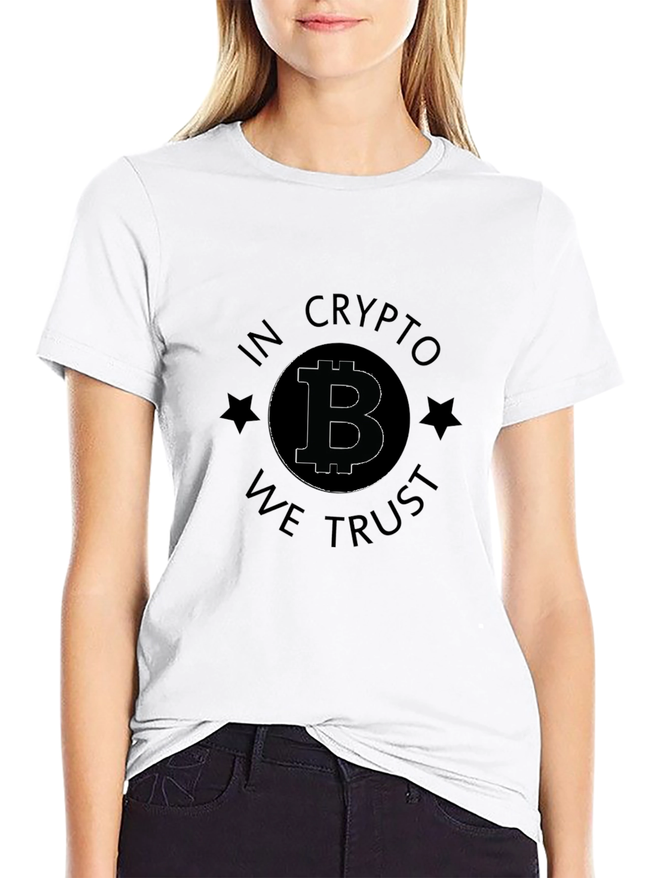 In Crypto We Trust Bitcoin Graphic T-Shirt