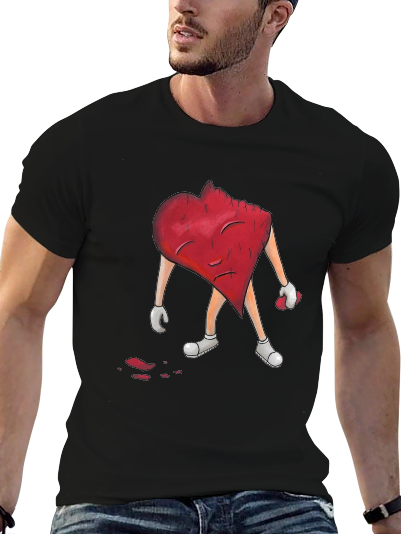 Heartbreak Tee - Broken Heart Graphic T-Shirt