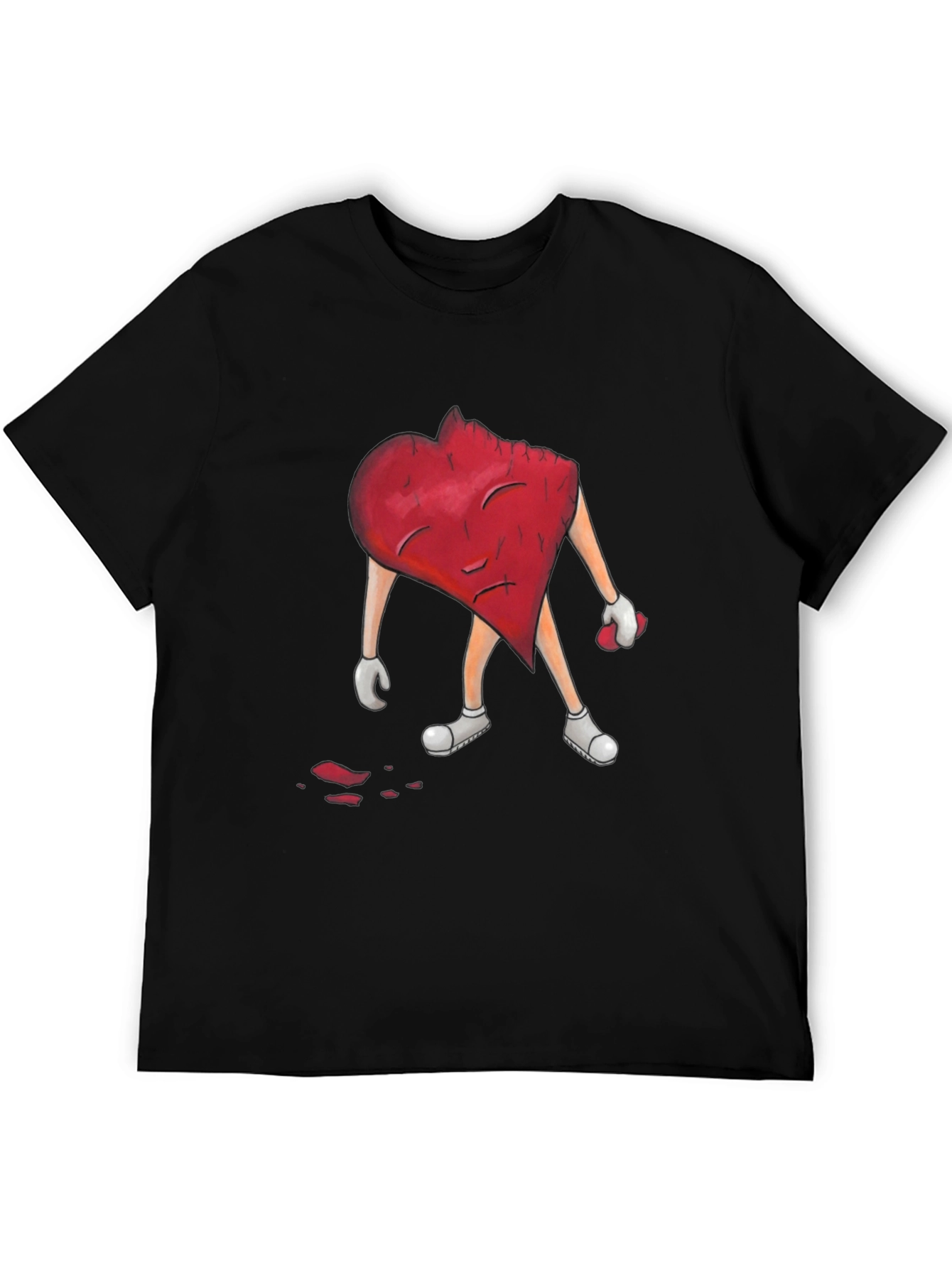 Heartbreak Tee - Broken Heart Graphic T-Shirt