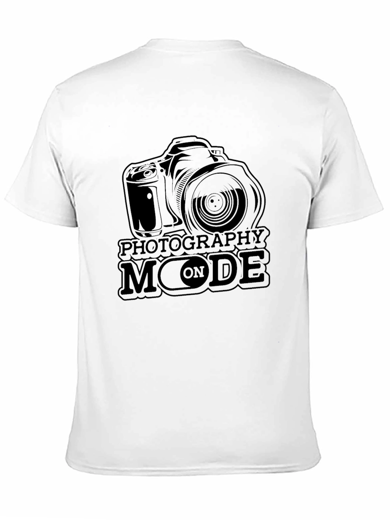 Photography Mode On Black Graphic Tee