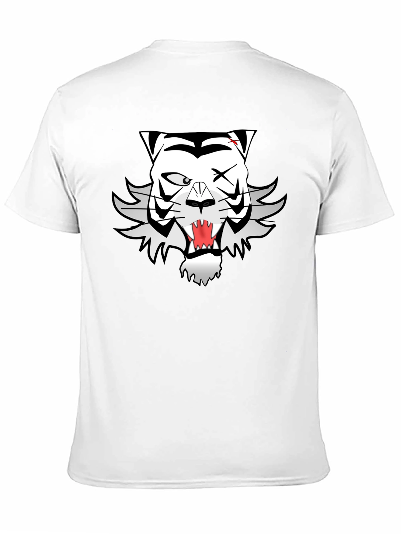 Cool Black T-Shirt with Unique Tiger Graphic