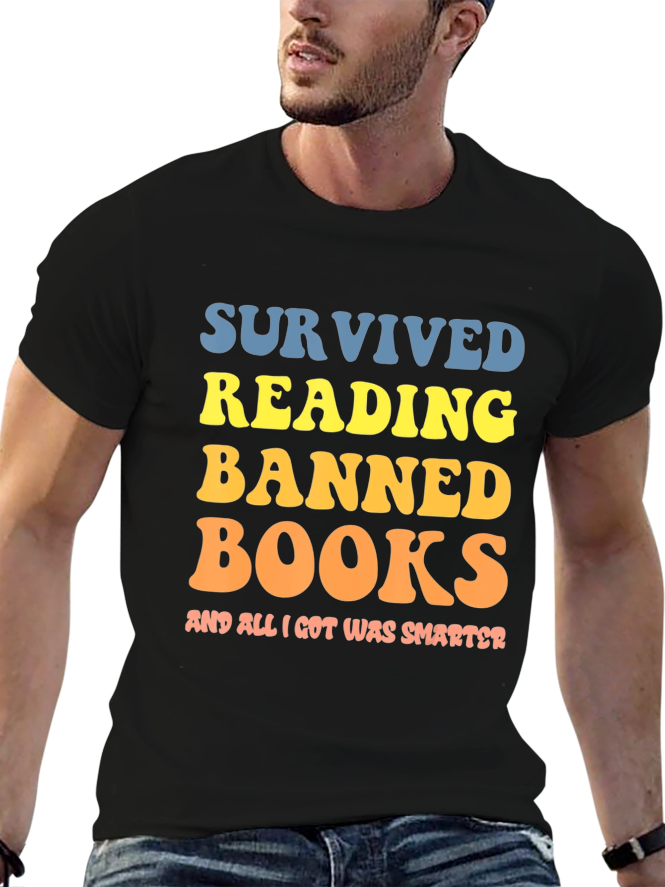 Survived Reading Banned Books Graphic Tee
