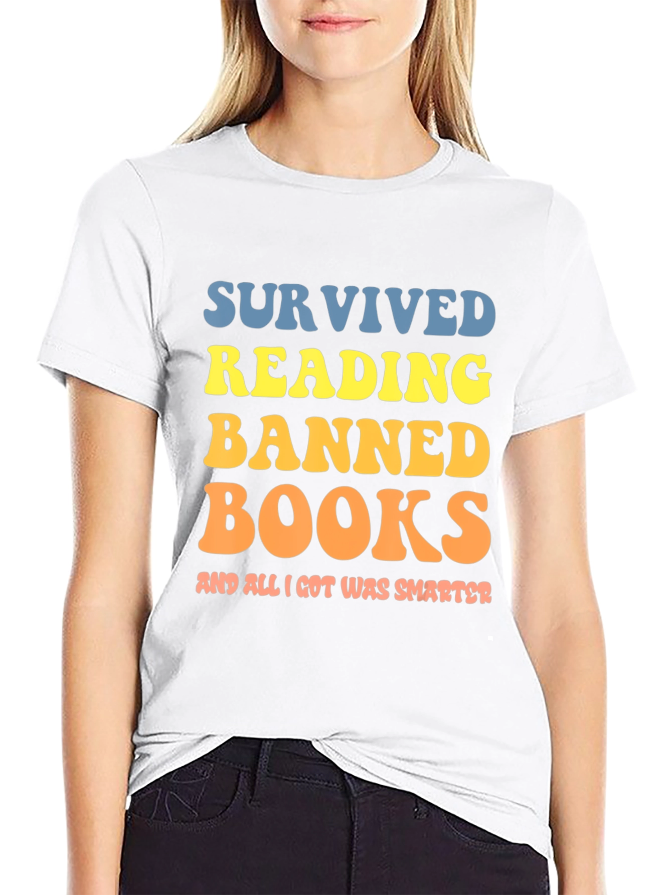 Survived Reading Banned Books Graphic Tee