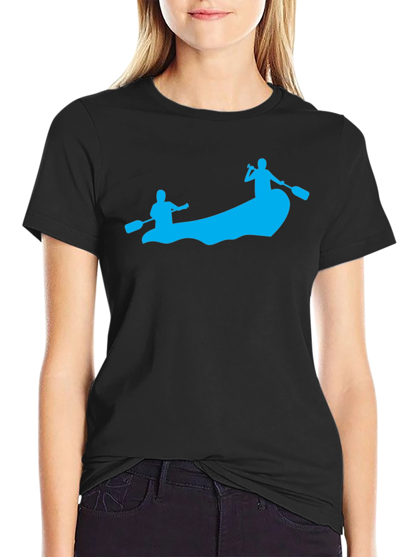 Rafting Adventure Black T-Shirt