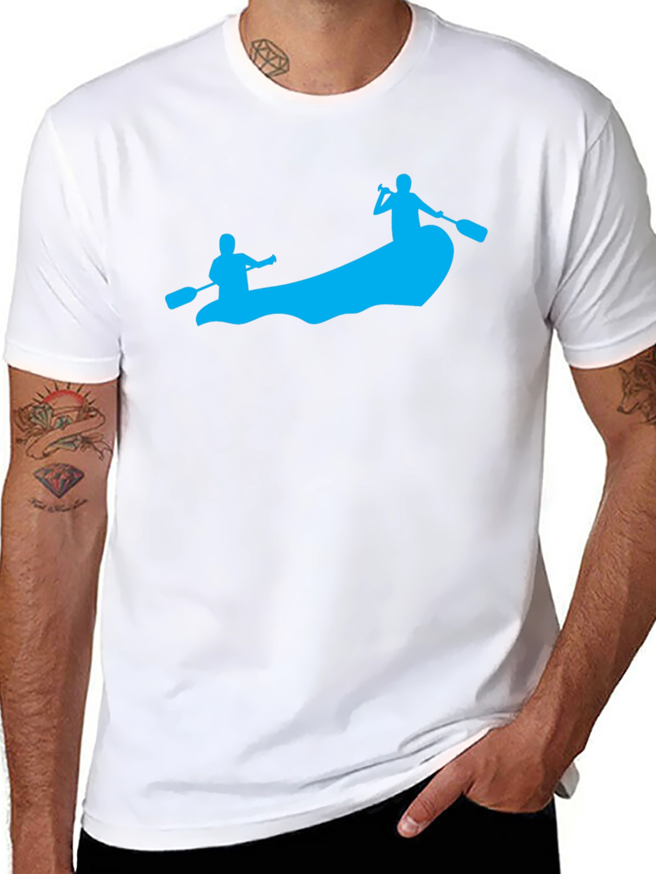 Rafting Adventure Black T-Shirt