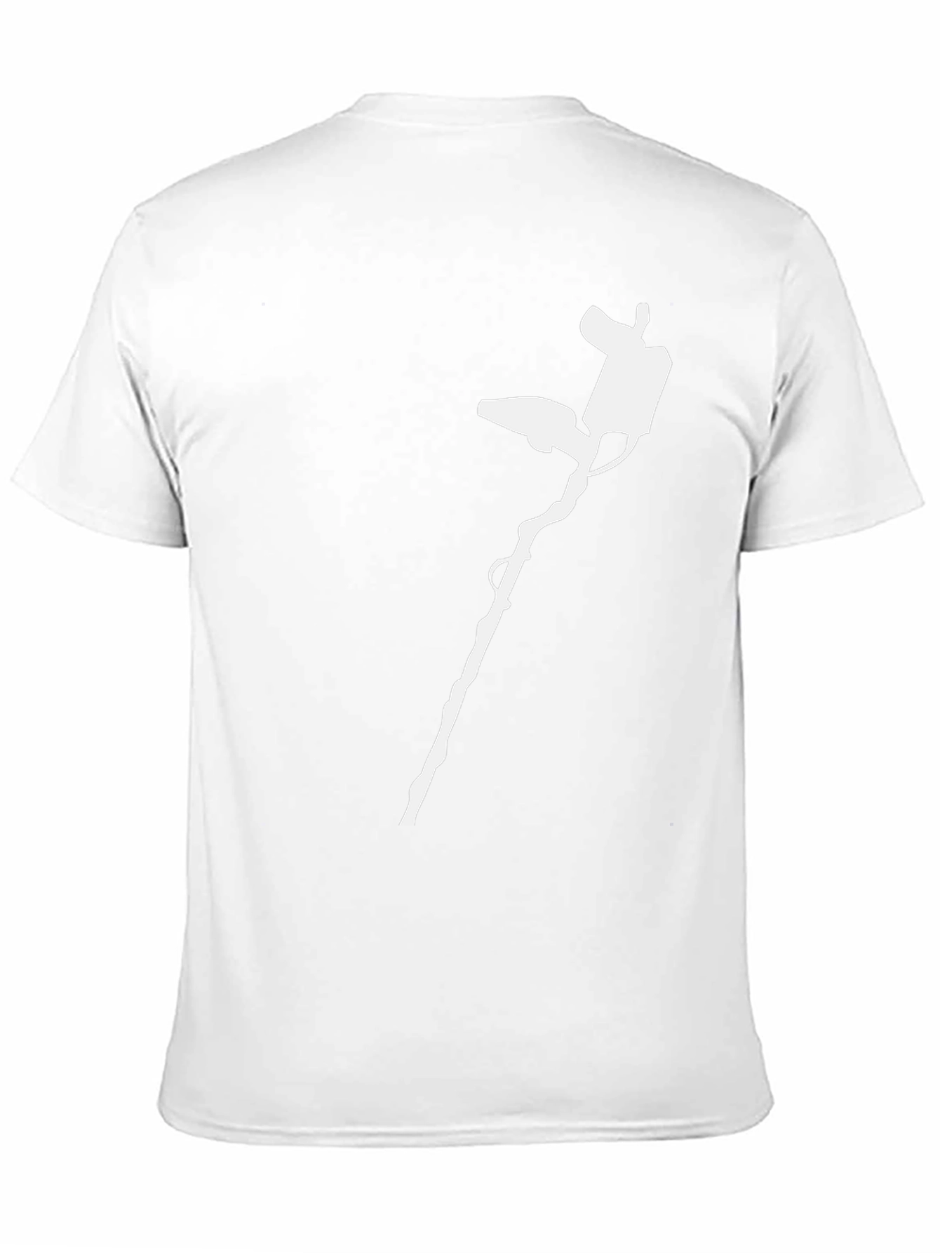 Metal Detector Graphic Tee - Black Cotton Shirt
