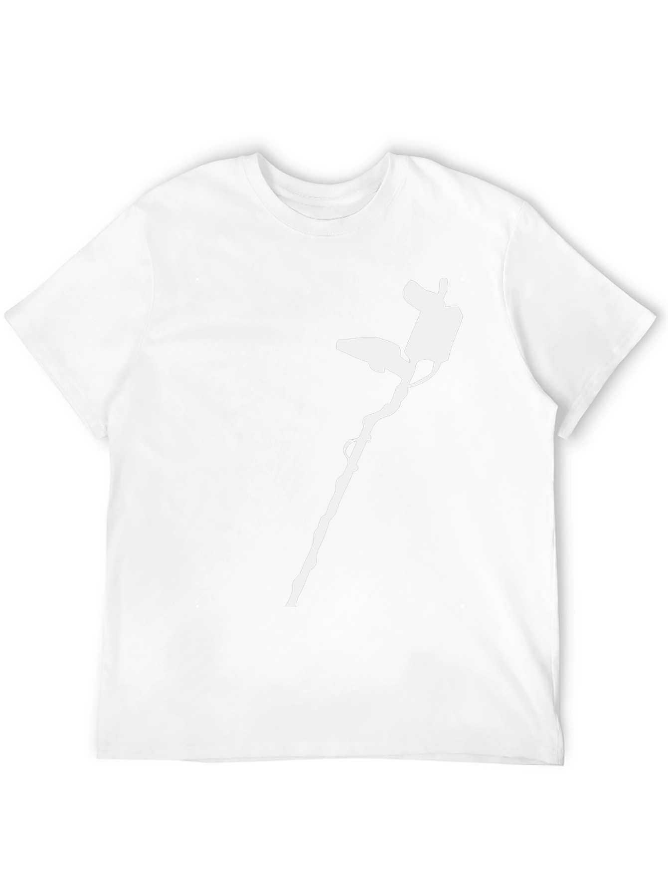 Metal Detector Graphic Tee - Black Cotton Shirt