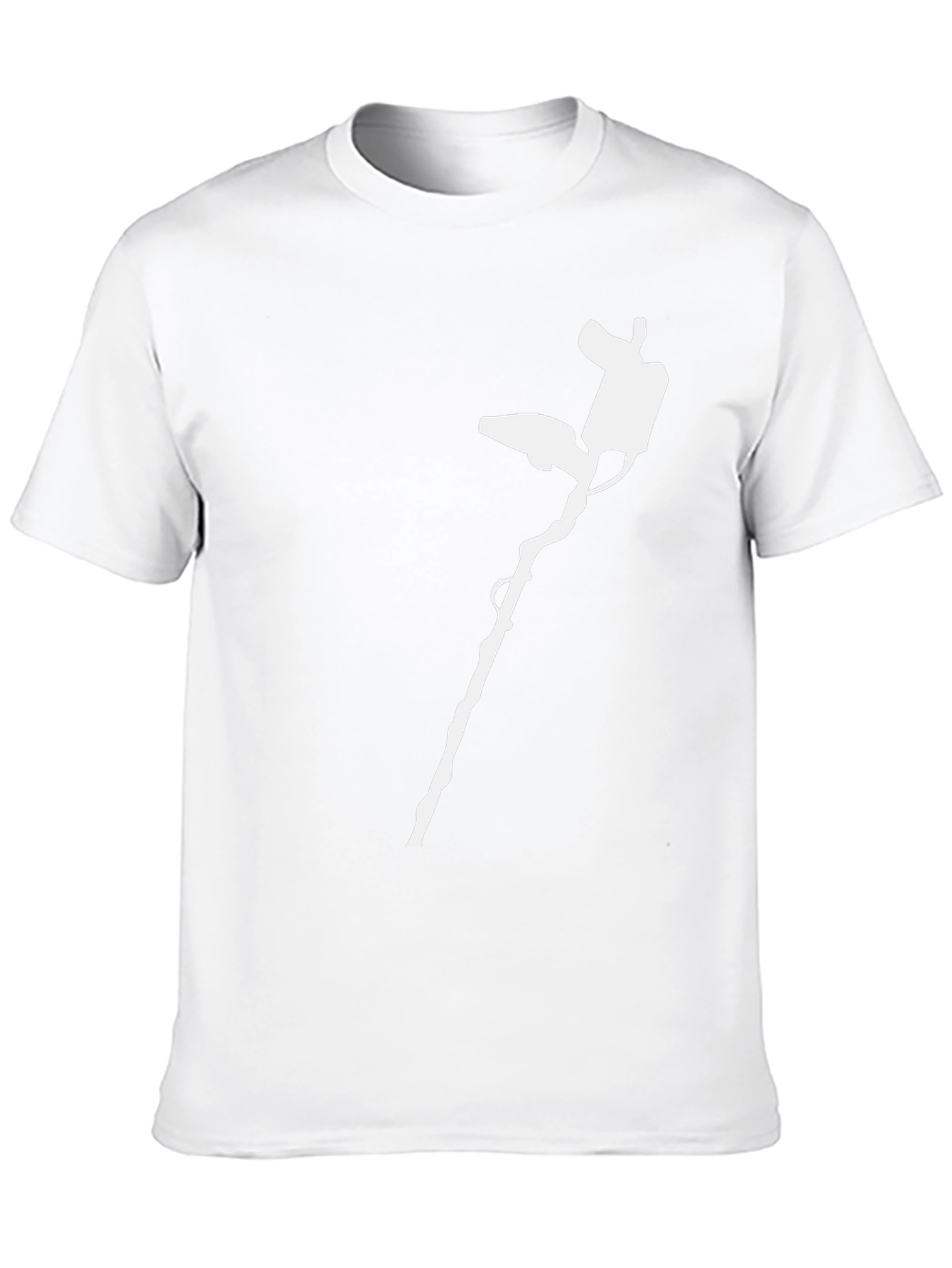 Metal Detector Graphic Tee - Black Cotton Shirt