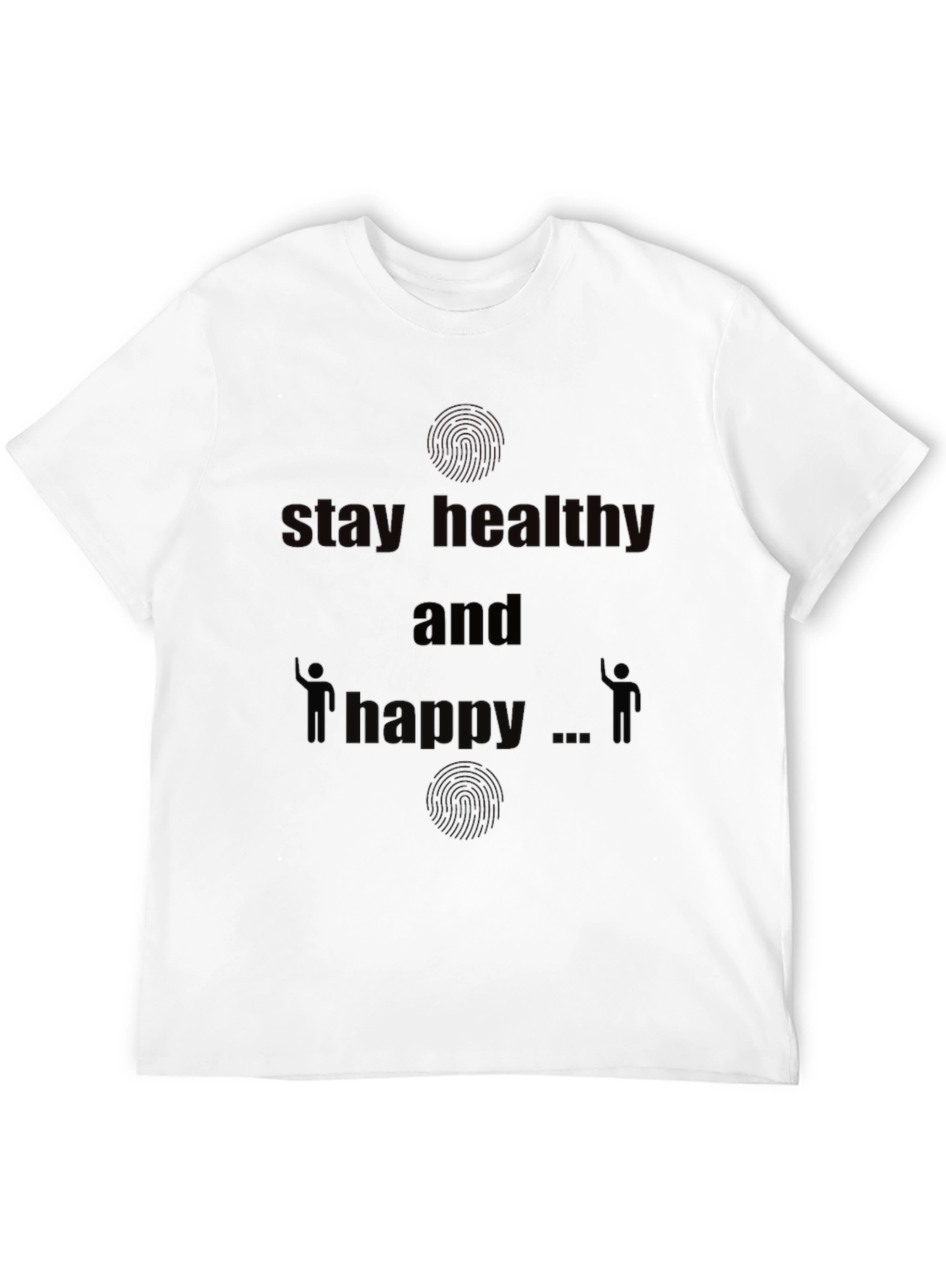 Stay Healthy & Happy Graphic Tee