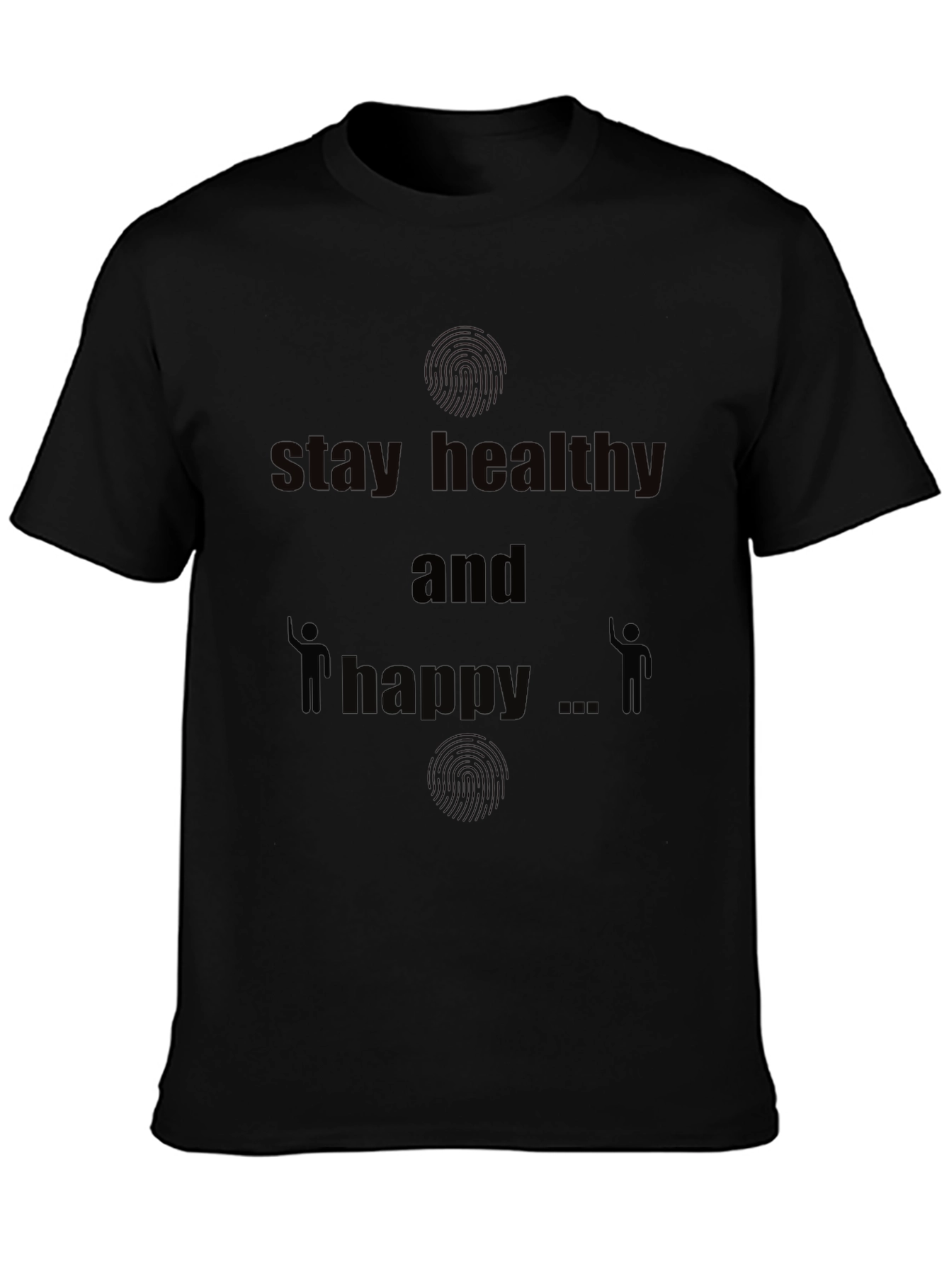 Stay Healthy & Happy Graphic Tee