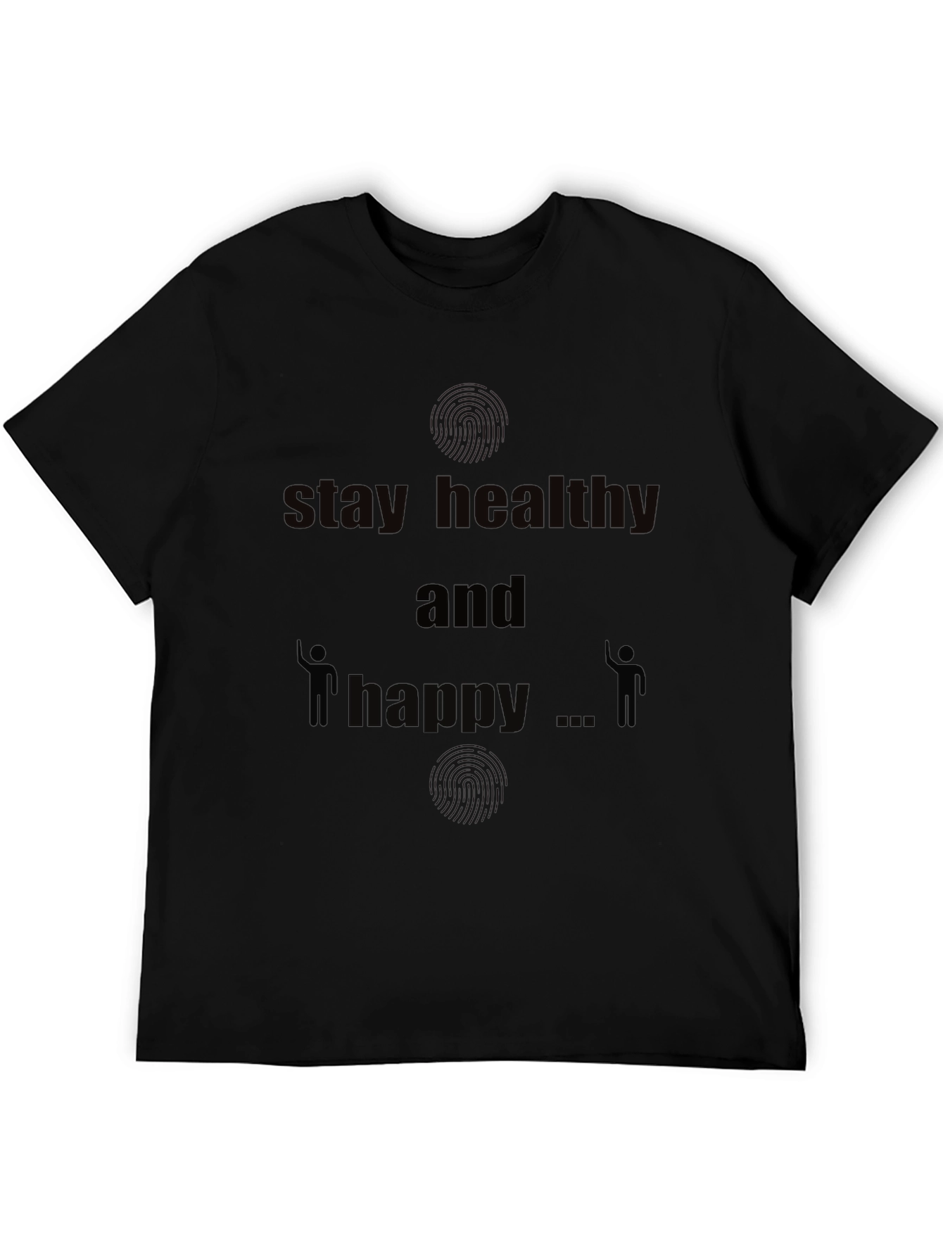 Stay Healthy & Happy Graphic Tee