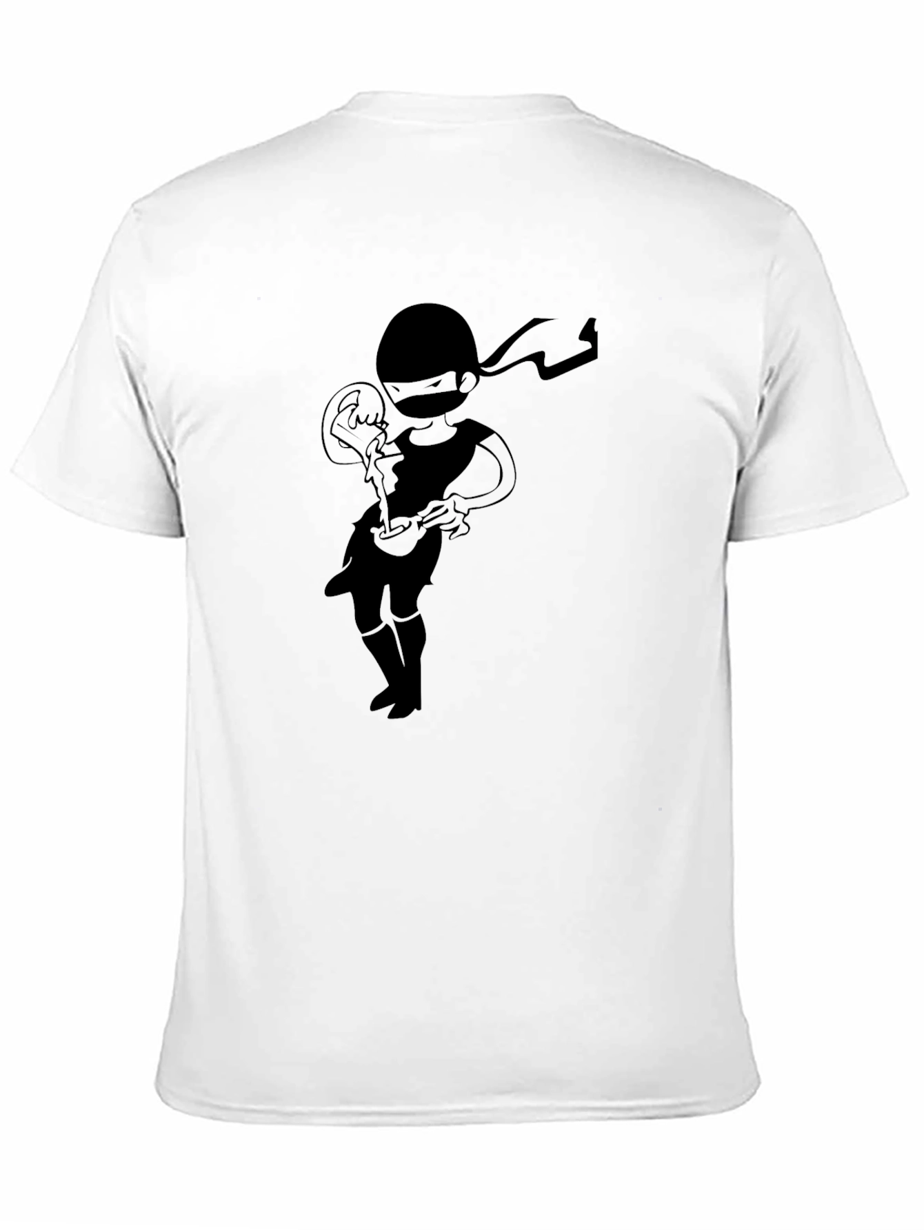 Ninja Pizza T-Shirt - Black Graphic Tee