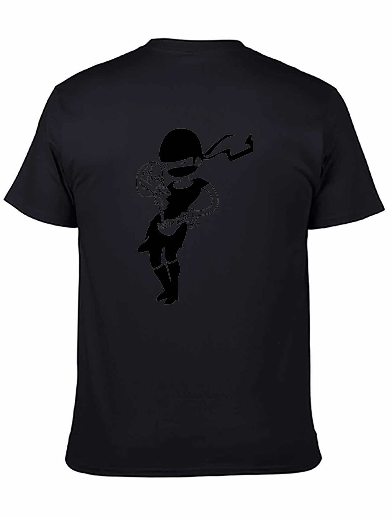 Ninja Pizza T-Shirt - Black Graphic Tee
