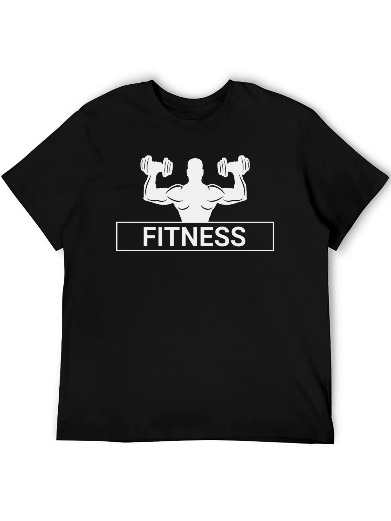 Fitness Graphic Black T-Shirt - Workout Ready