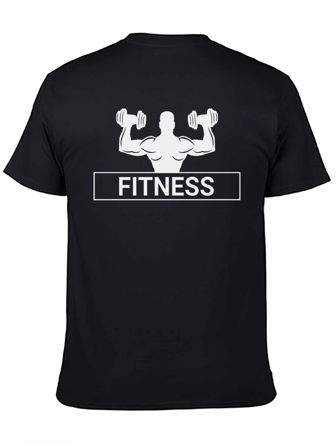 Fitness Graphic Black T-Shirt - Workout Ready