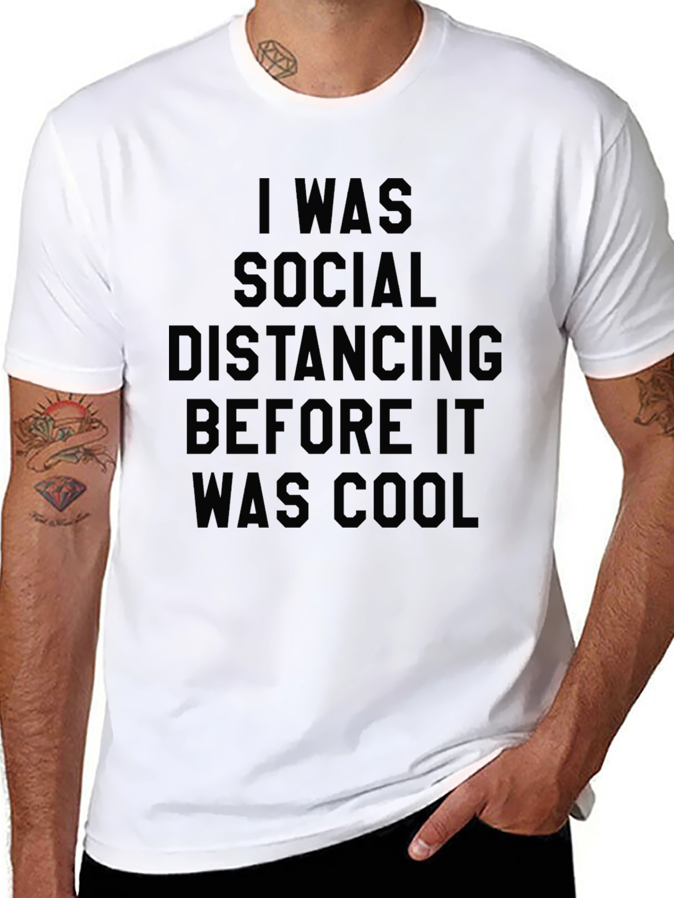 I Was Social Distancing T-Shirt