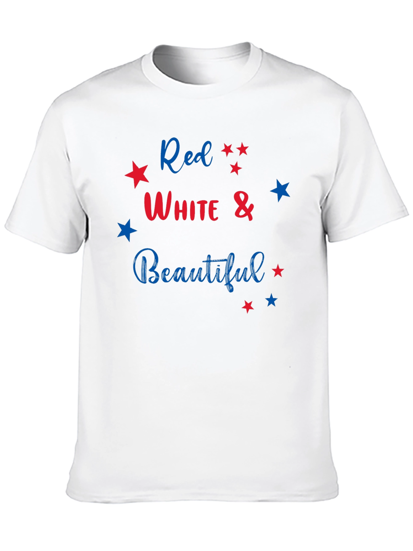Red White & Beautiful Patriotic T-Shirt