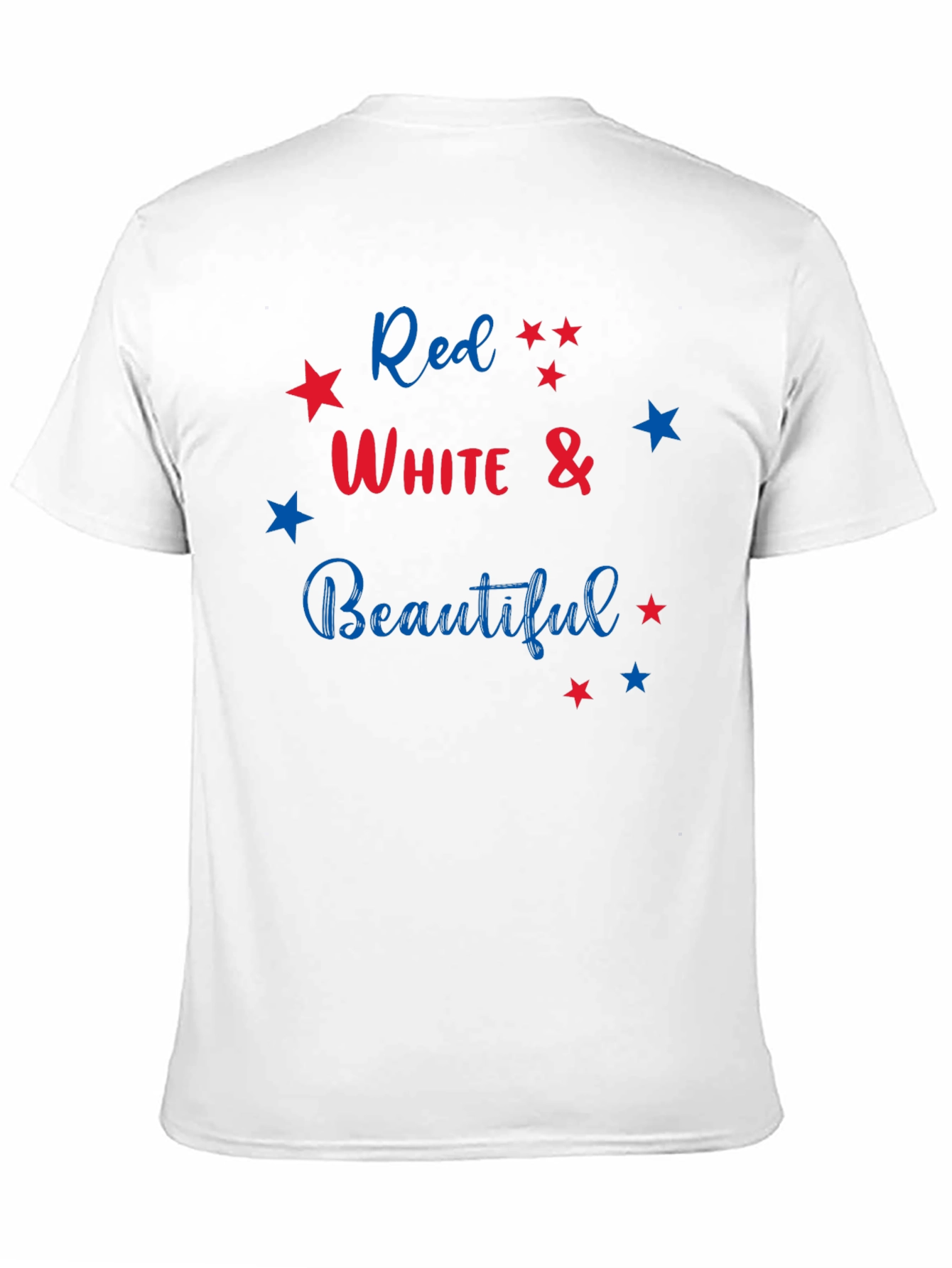 Red White & Beautiful Patriotic T-Shirt