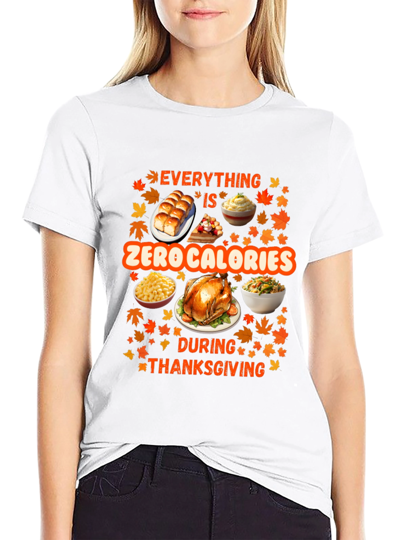 Thanksgiving Zero Calories T-Shirt