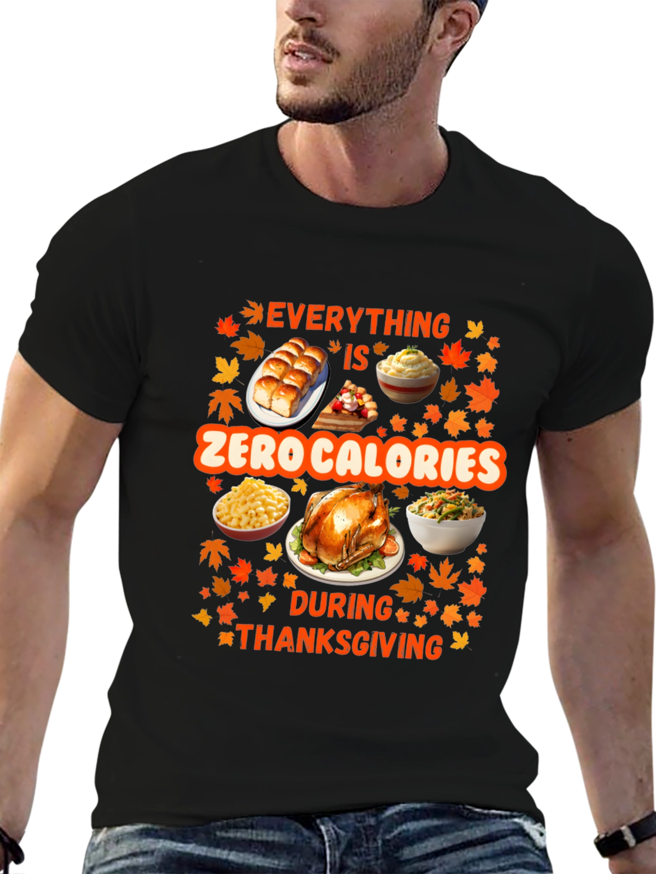 Thanksgiving Zero Calories T-Shirt