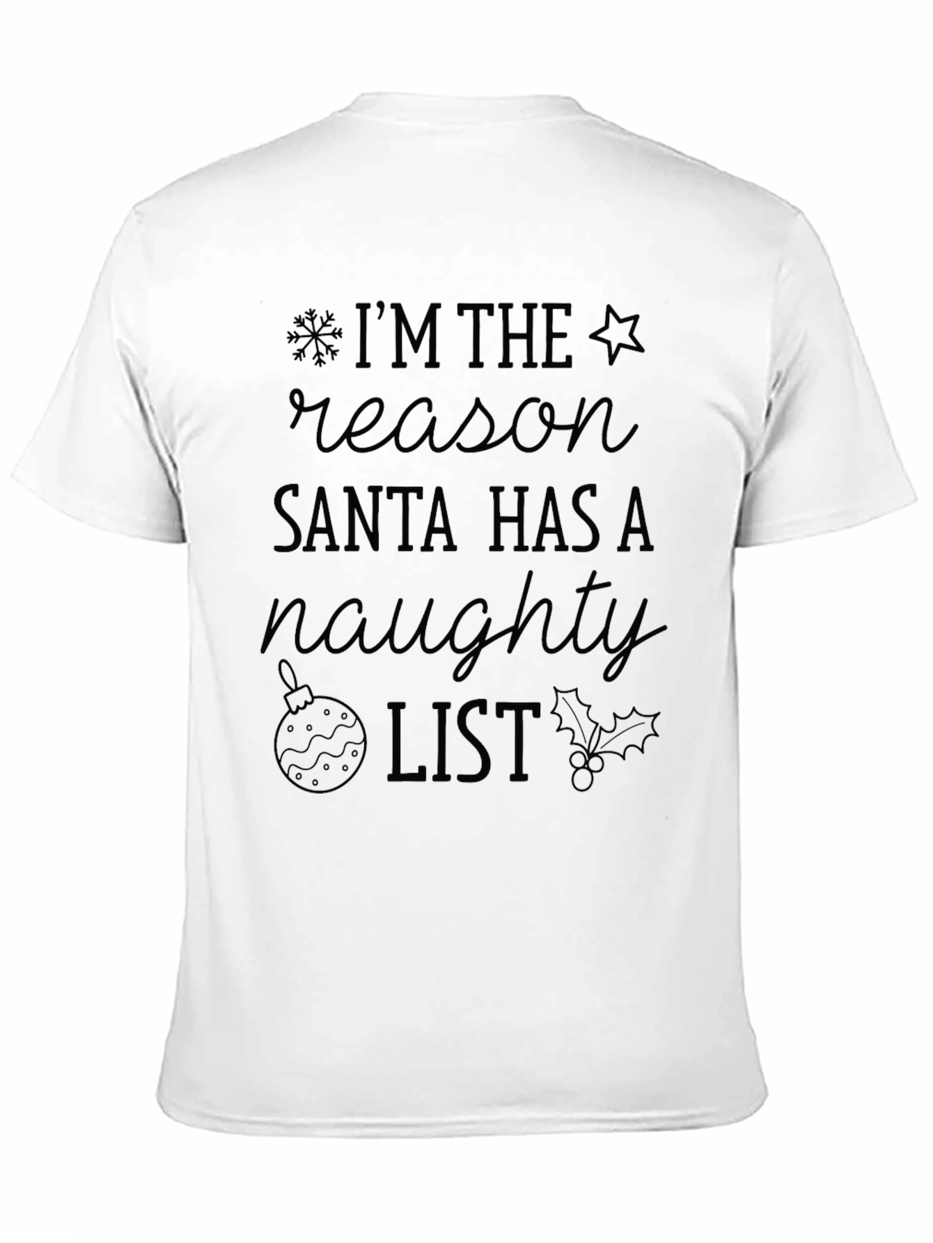 Naughty List Christmas T-Shirt