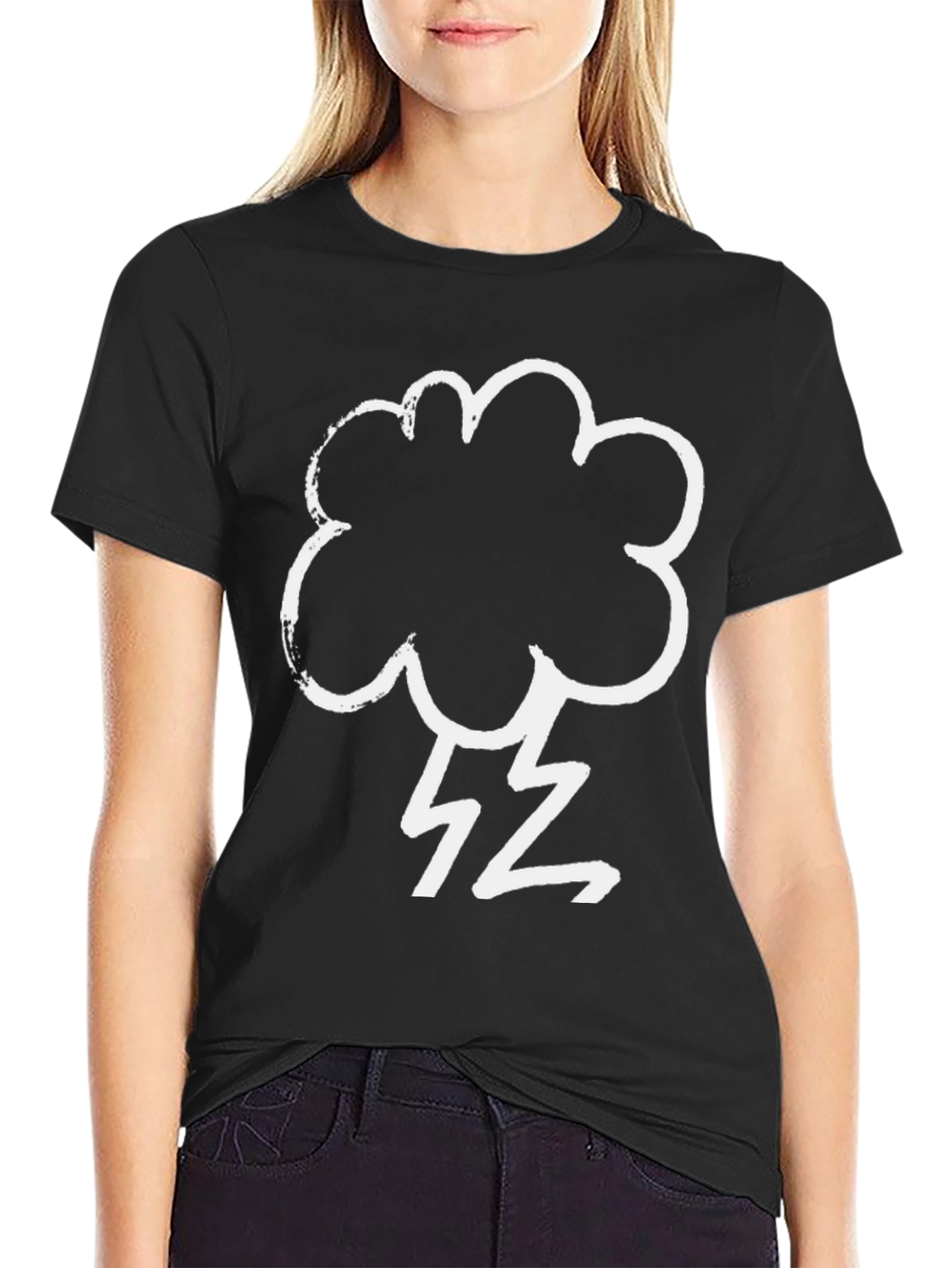 Cloud & Lightning Graphic Tee