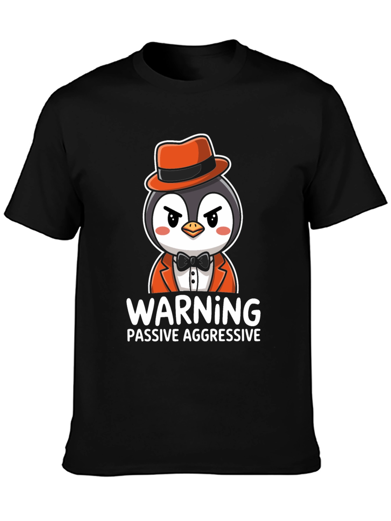 Warning Passive Aggressive Penguin T-Shirt