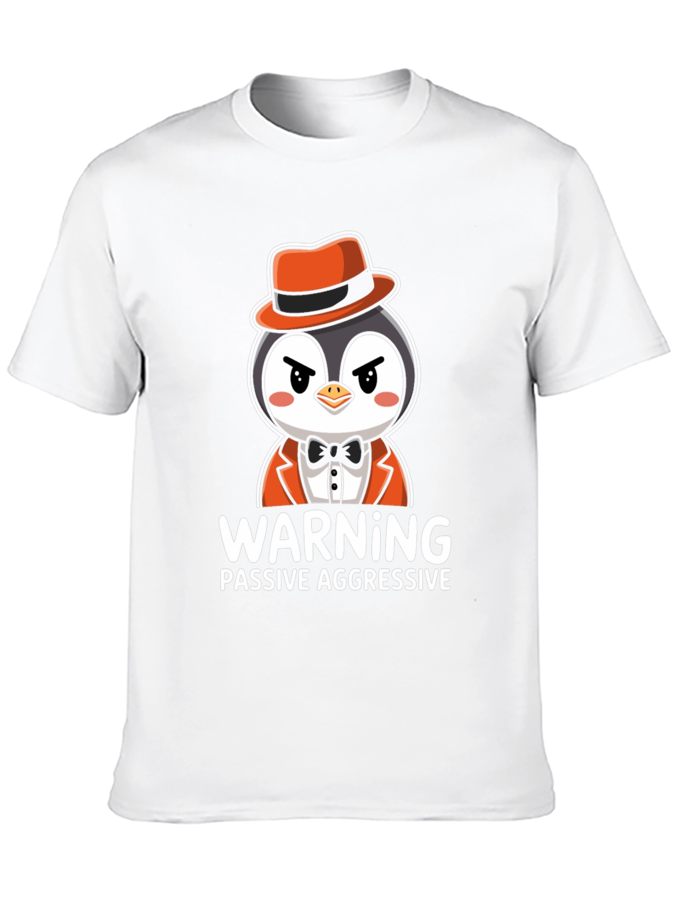 Warning Passive Aggressive Penguin T-Shirt