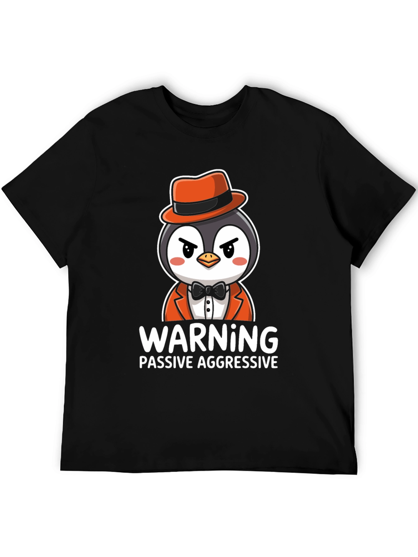 Warning Passive Aggressive Penguin T-Shirt