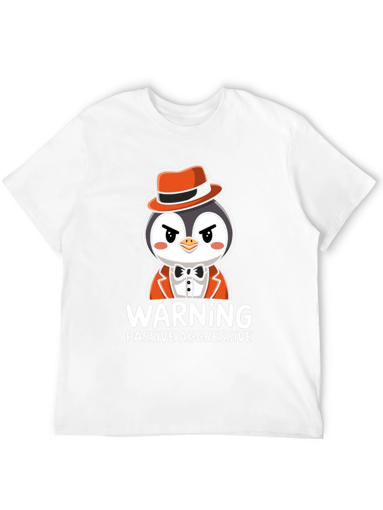 Warning Passive Aggressive Penguin T-Shirt