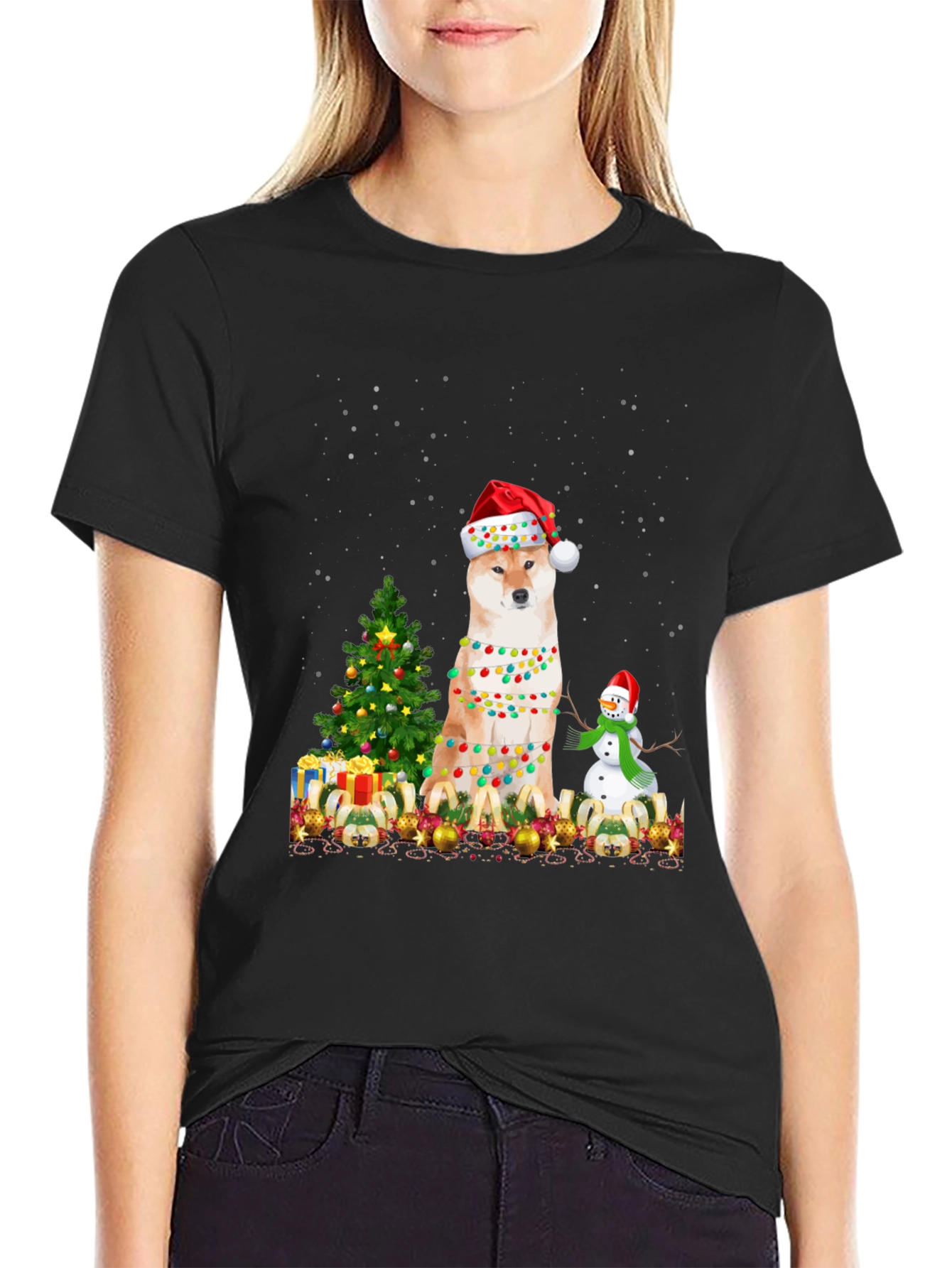Christmas Shiba Inu T-Shirt