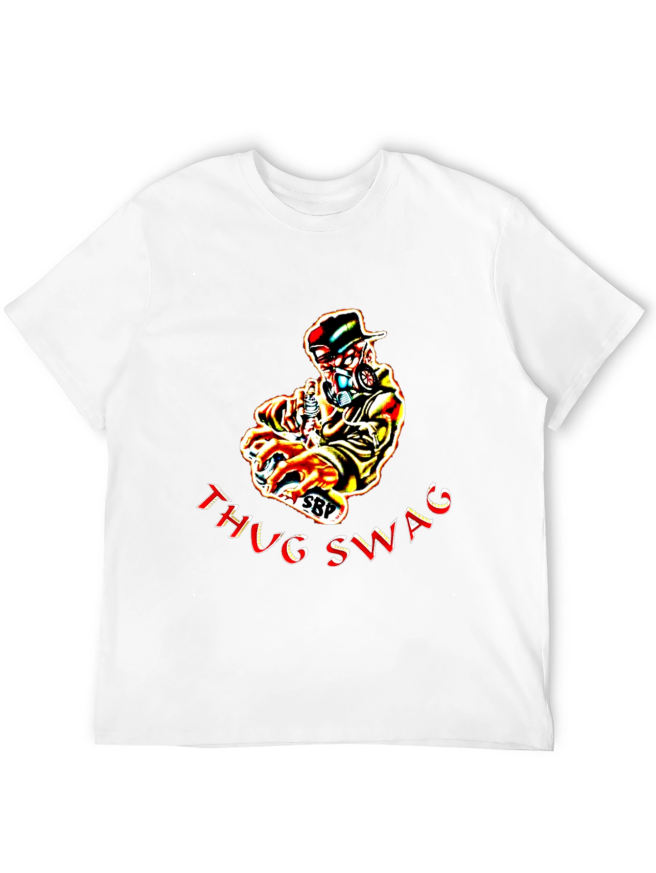Thug Swag Black Graphic T-Shirt