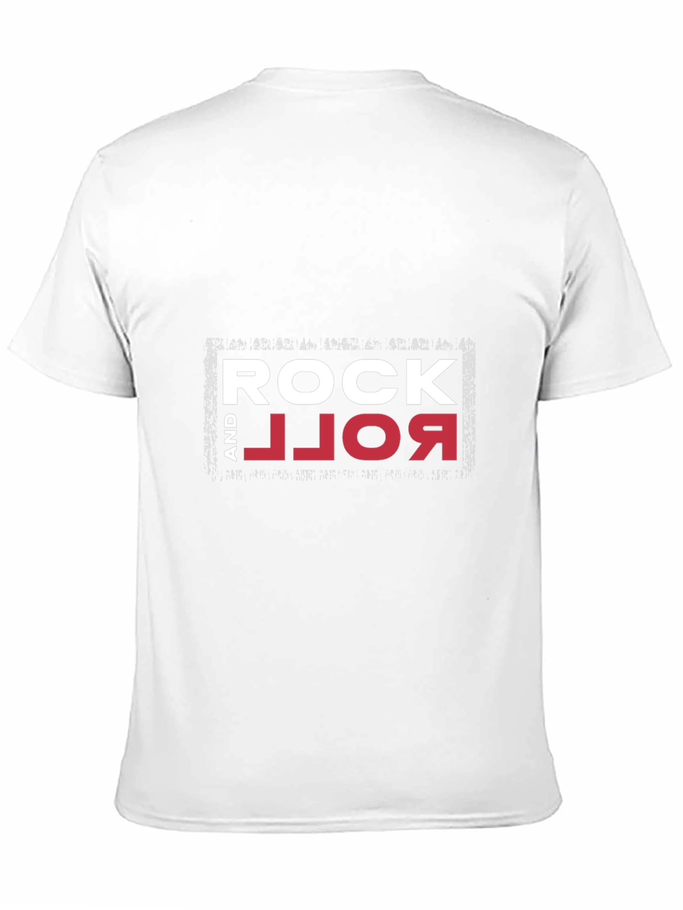Rock and Roll Graphic Print Black T-Shirt