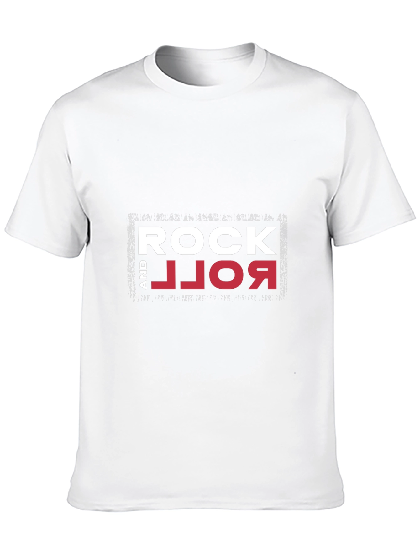 Rock and Roll Graphic Print Black T-Shirt