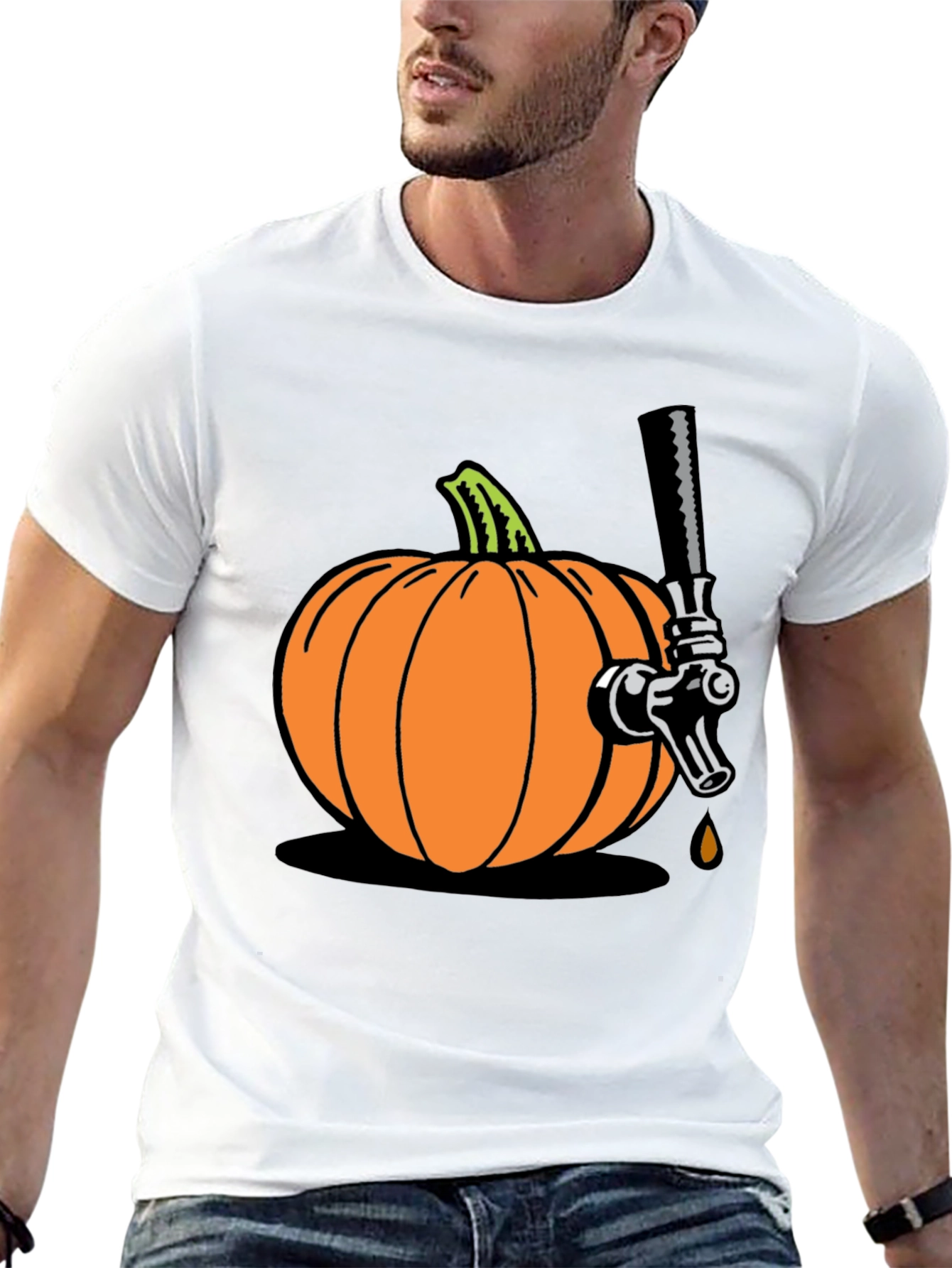 Pumpkin Beer Tap Graphic Tee