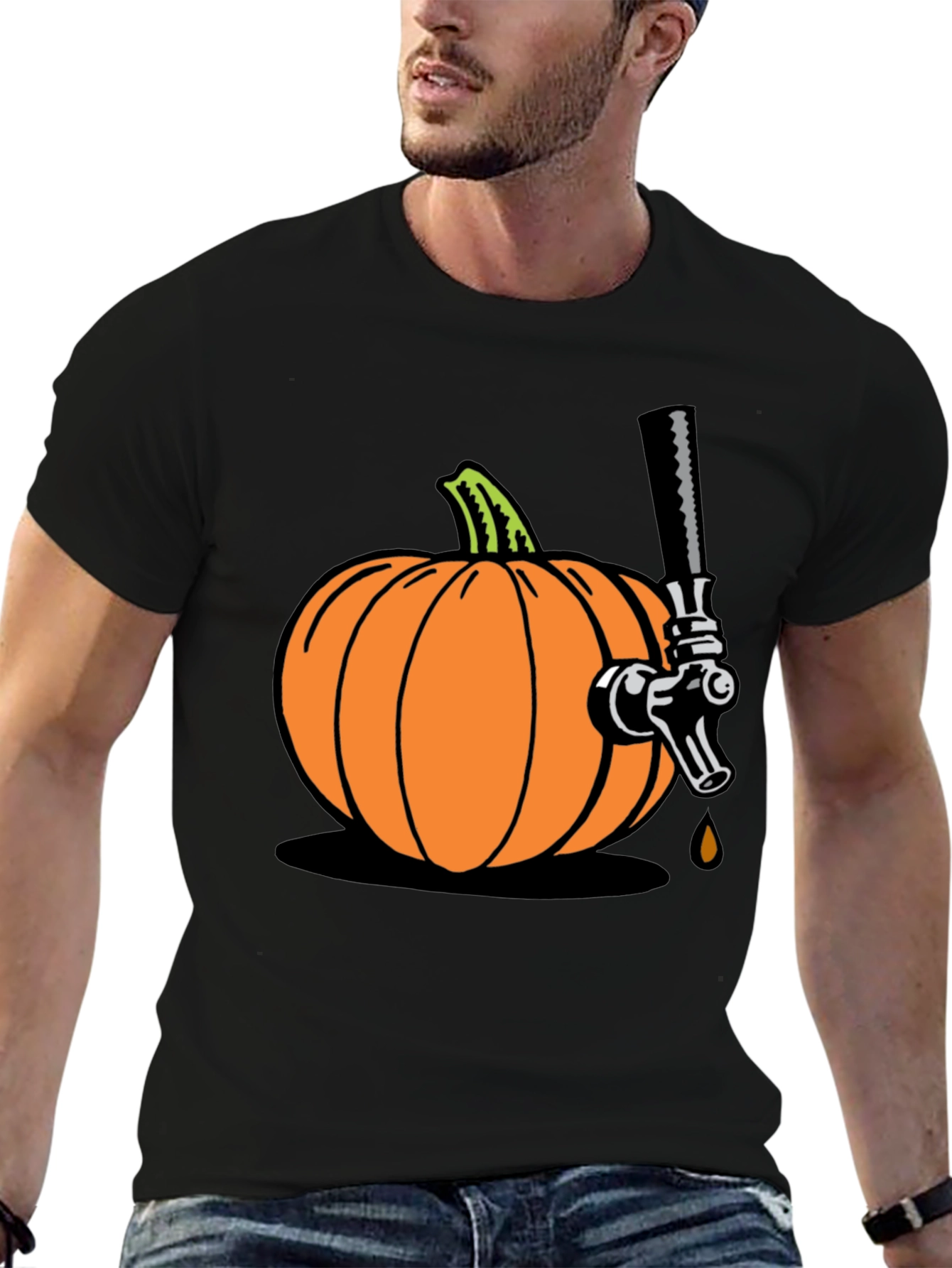 Pumpkin Beer Tap Graphic Tee