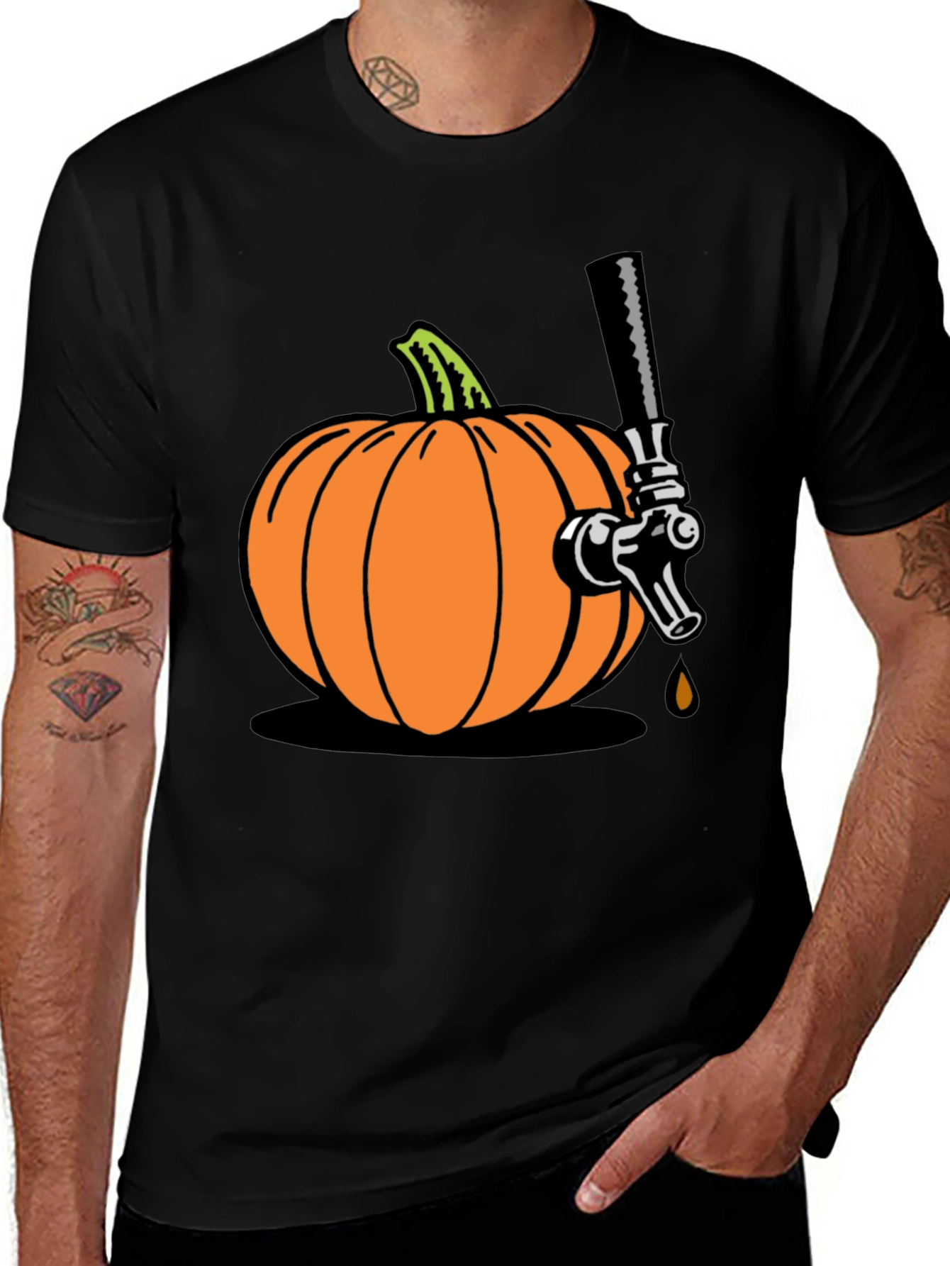 Pumpkin Beer Tap Graphic Tee