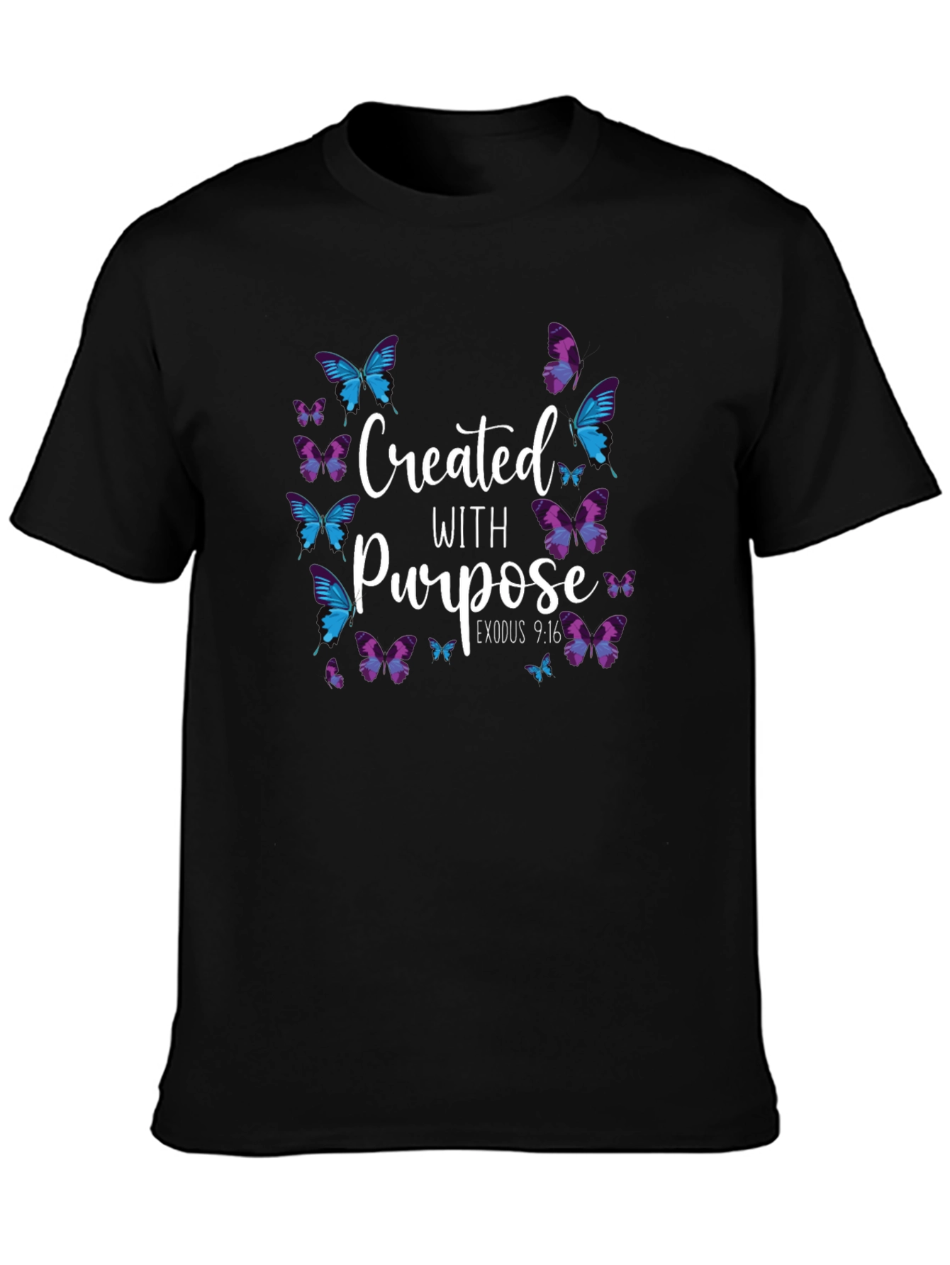 Created with Purpose Butterfly T-Shirt