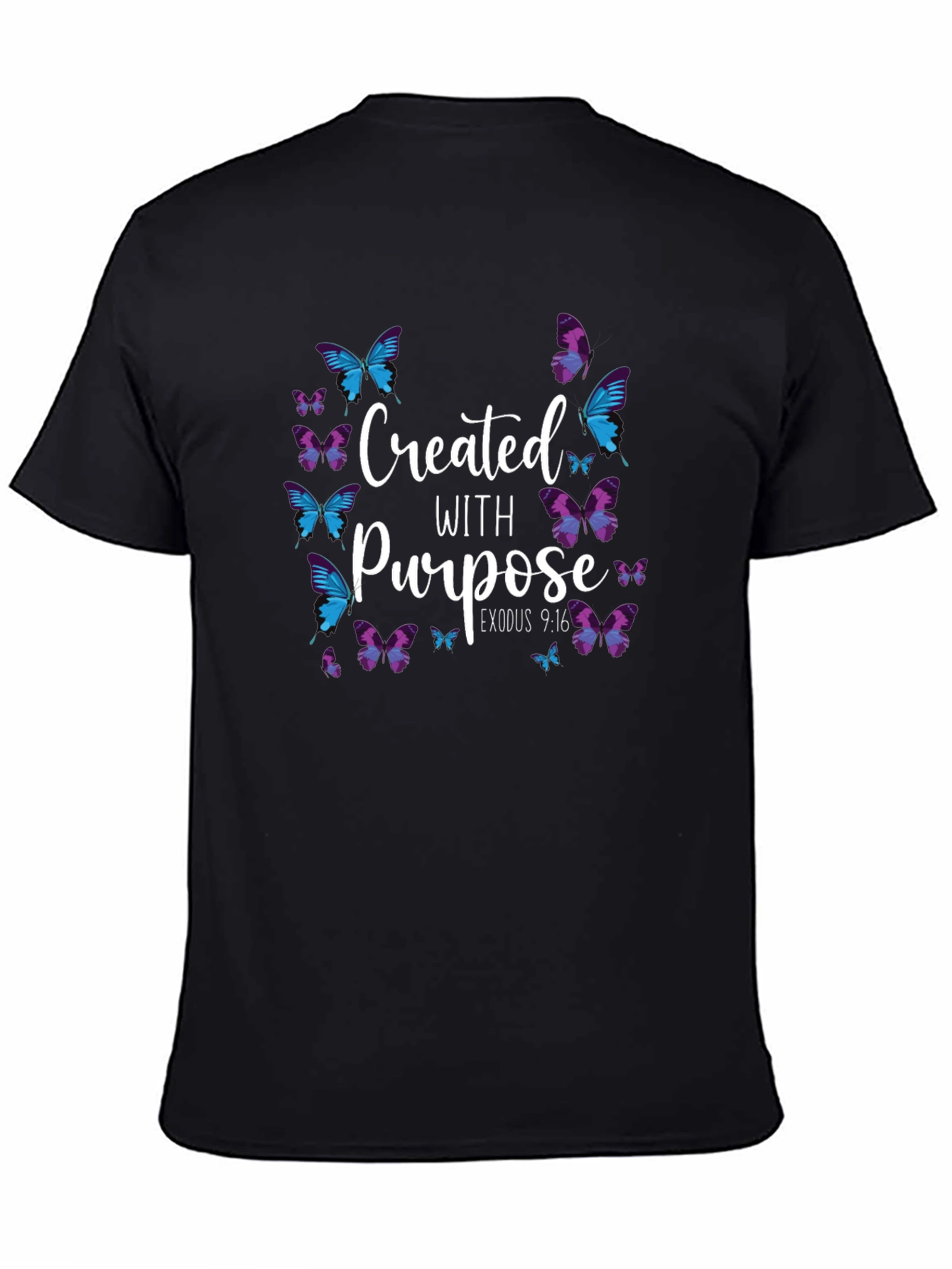 Created with Purpose Butterfly T-Shirt