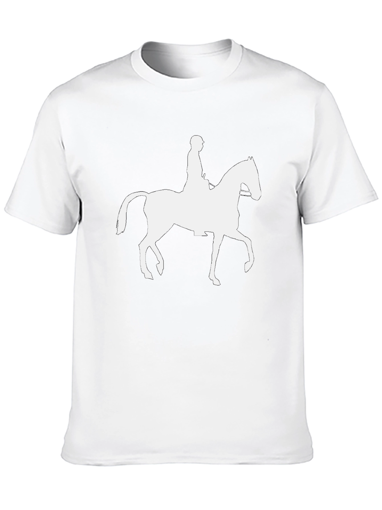 Equestrian Silhouette Graphic Tee - Horse Riding Shirt