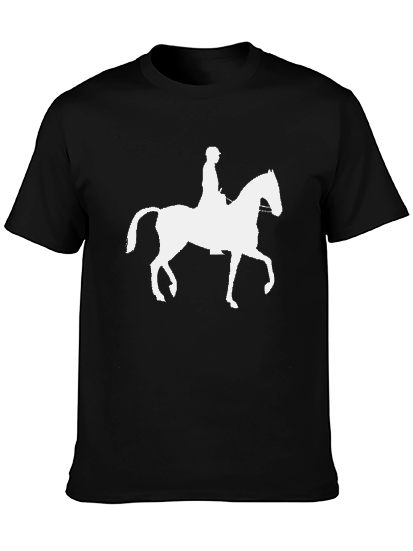 Equestrian Silhouette Graphic Tee - Horse Riding Shirt