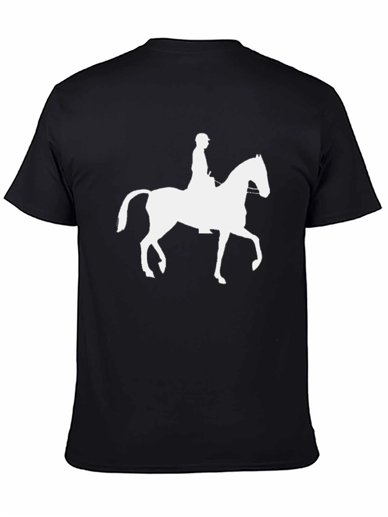 Equestrian Silhouette Graphic Tee - Horse Riding Shirt