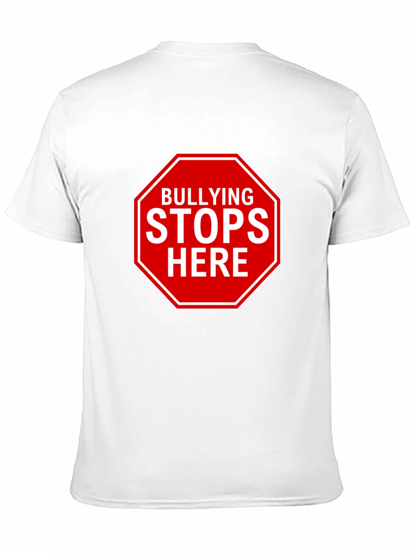 Bullying Stops Here Black T-Shirt - Stand Against Bullying!