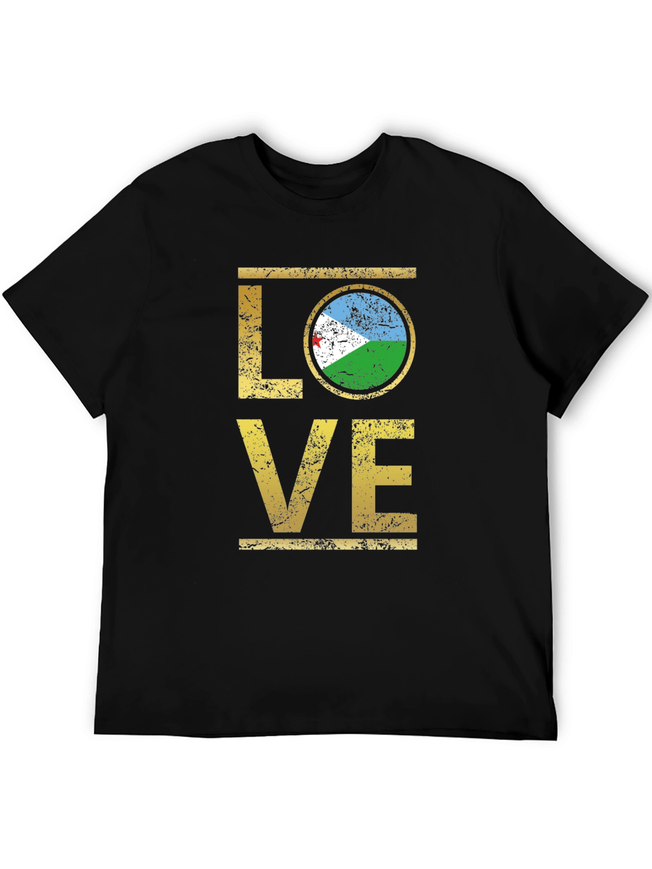 Djibouti Flag LOVE T-Shirt