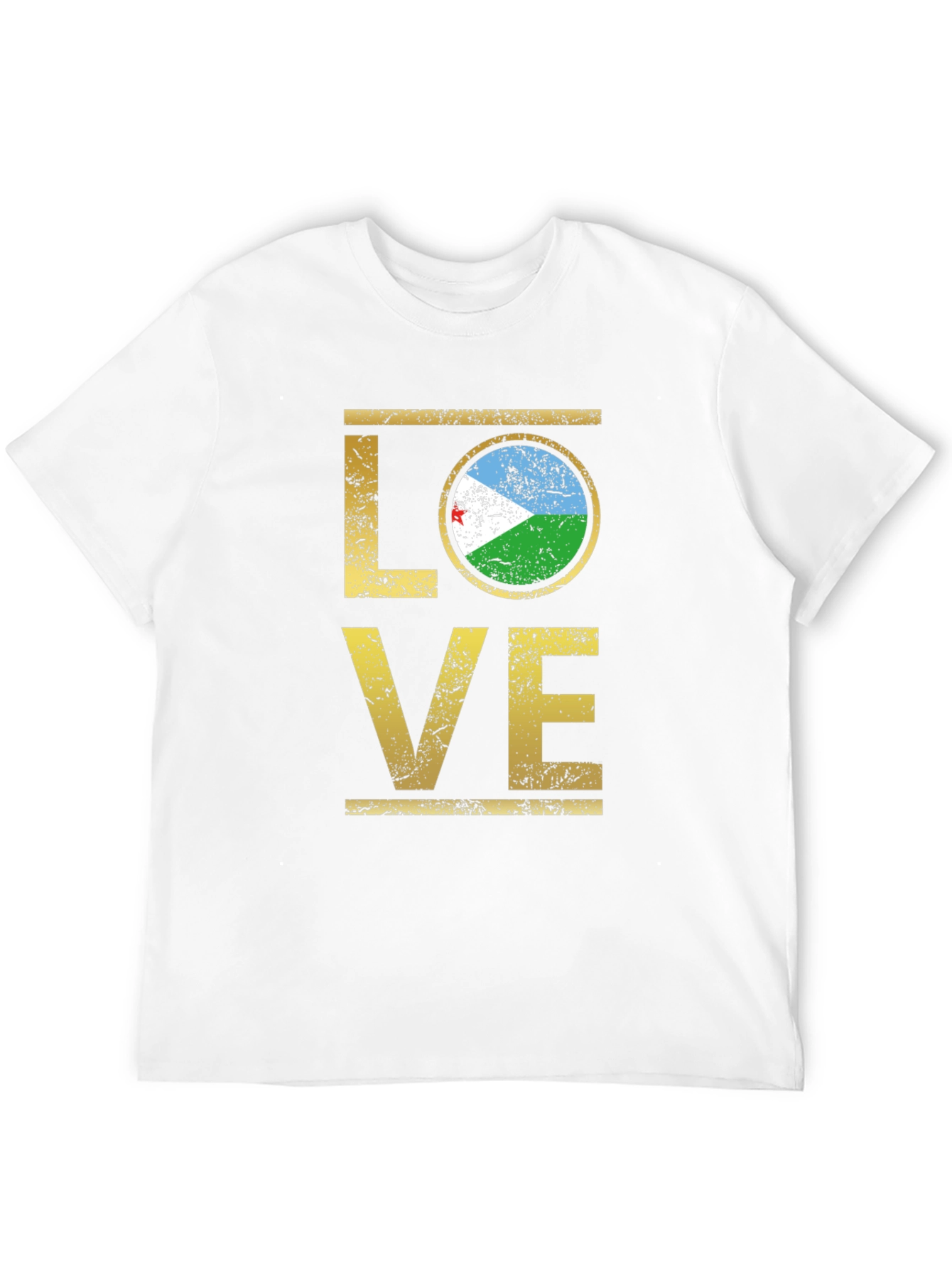Djibouti Flag LOVE T-Shirt