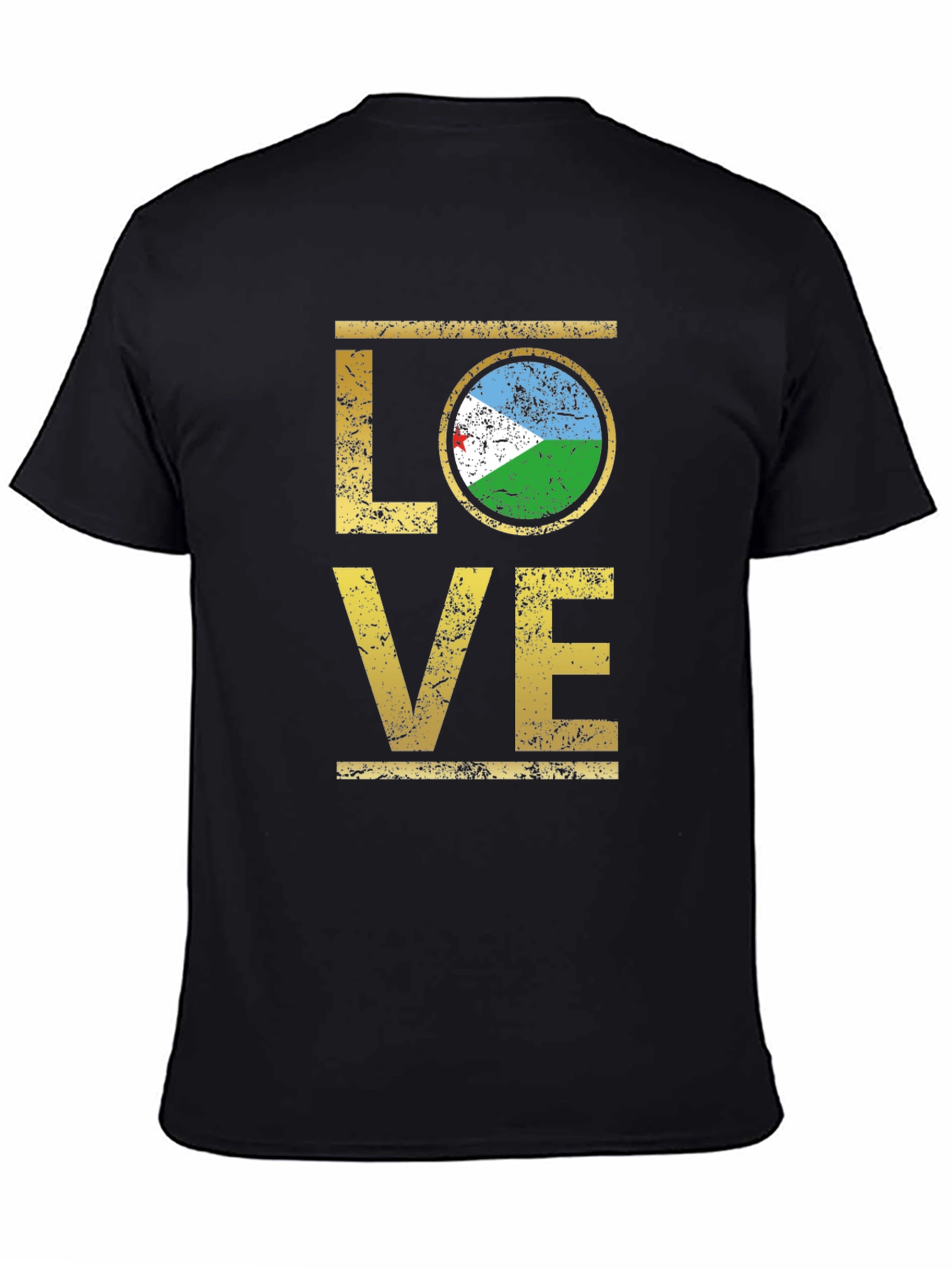 Djibouti Flag LOVE T-Shirt