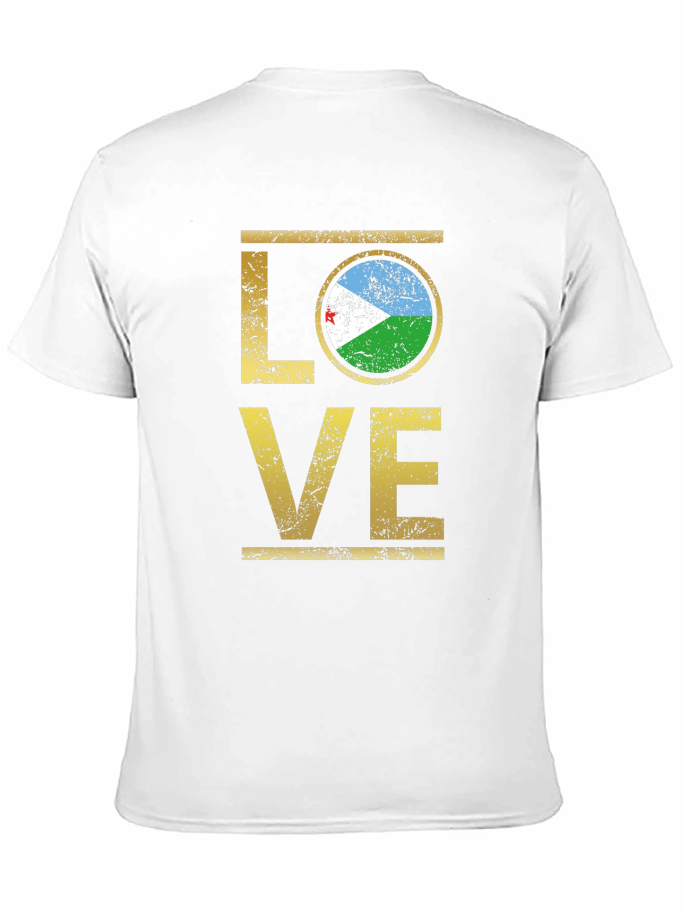 Djibouti Flag LOVE T-Shirt